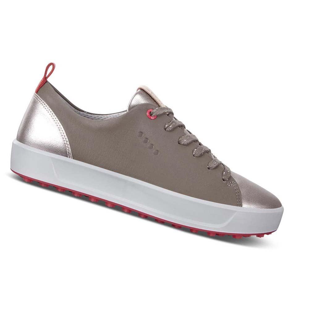 Women\'s Ecco Soft Golf Shoes Grey | Canada 132AHK